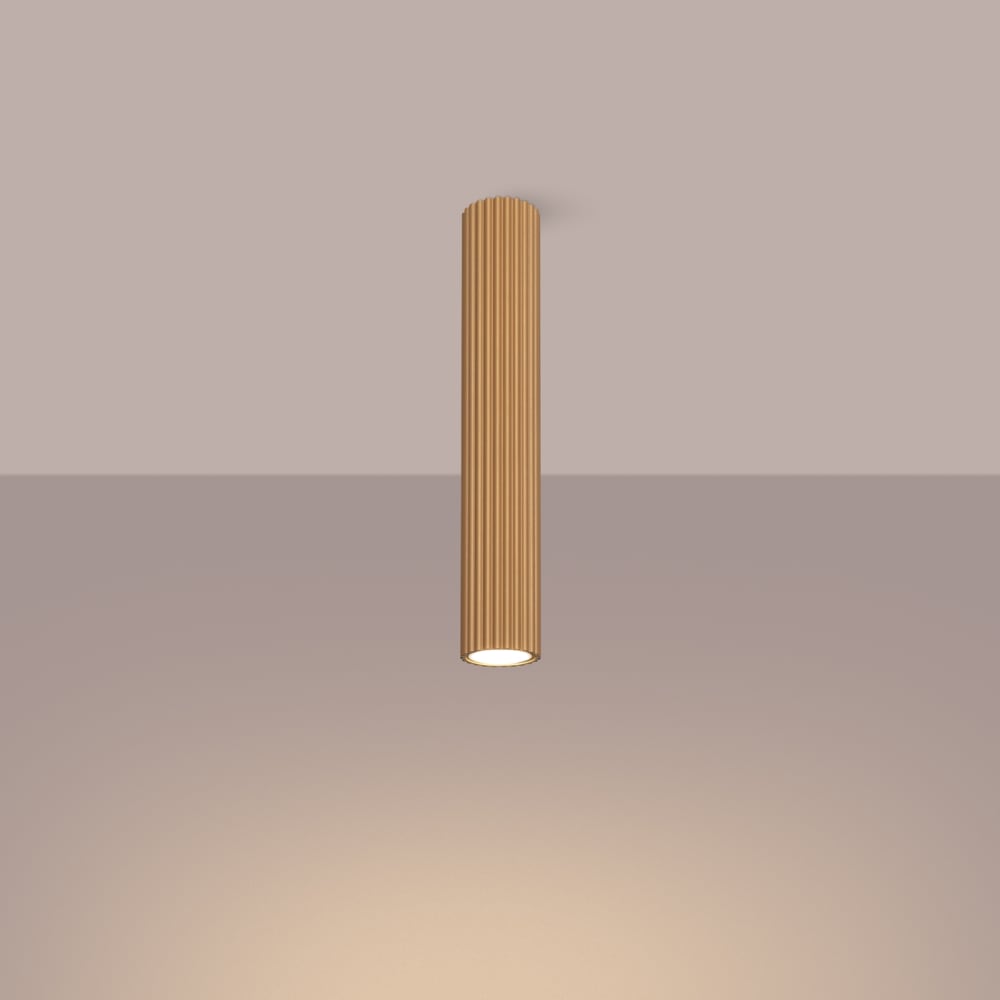 Plafonnier Aluminium Doré GU10 1 Karbon 40 — vue 4