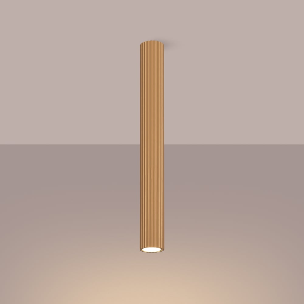 Plafonnier Aluminium Doré GU10 1 Karbon 60 — vue 4