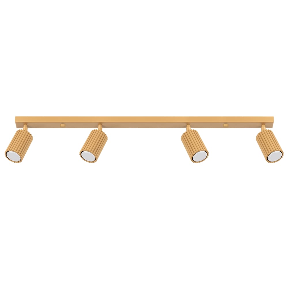 Plafonnier aluminium l'or H 17 cm