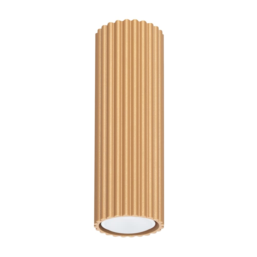Plafonnier Aluminium Doré GU10 1 Karbon 20
