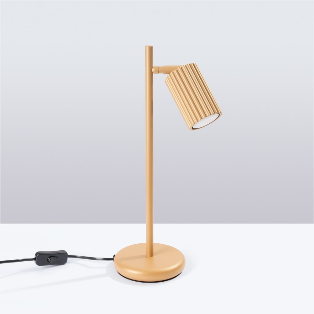 Lampe à poser Aluminium Doré GU10 1 Karbon — vue 3