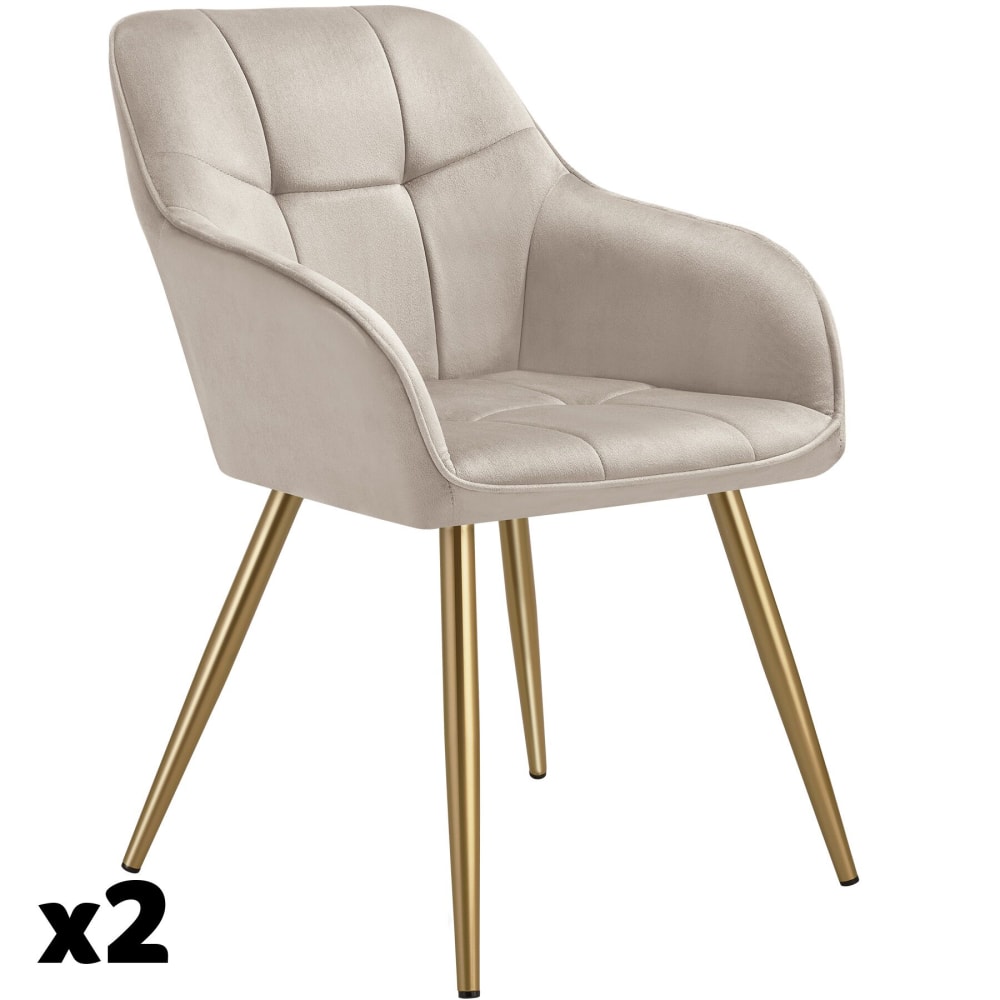 Lot 2 chaises de salle
