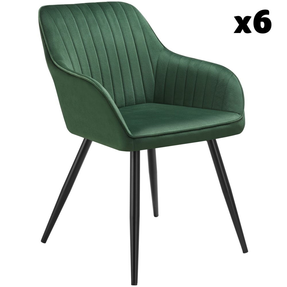 Lot 6 chaises de salle