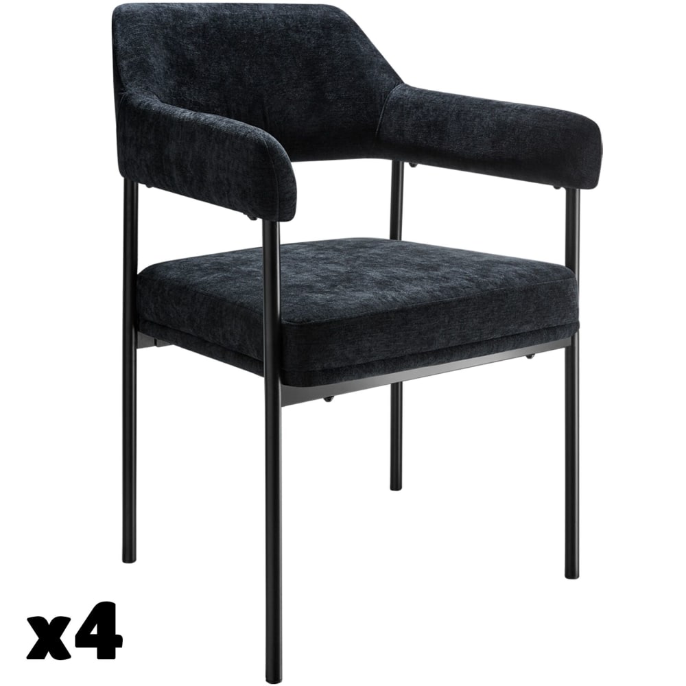 Lot 4 fauteuils rembourrés