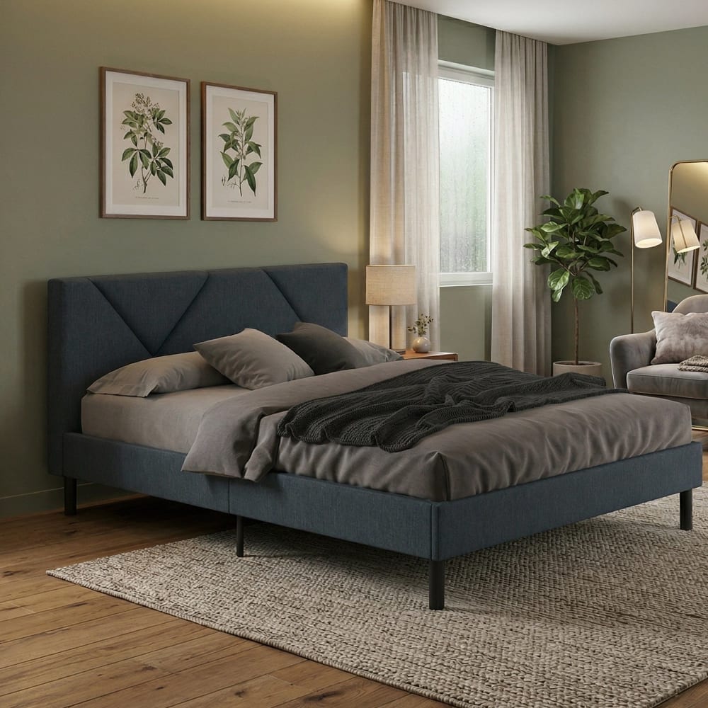 Lit double calitri bleu