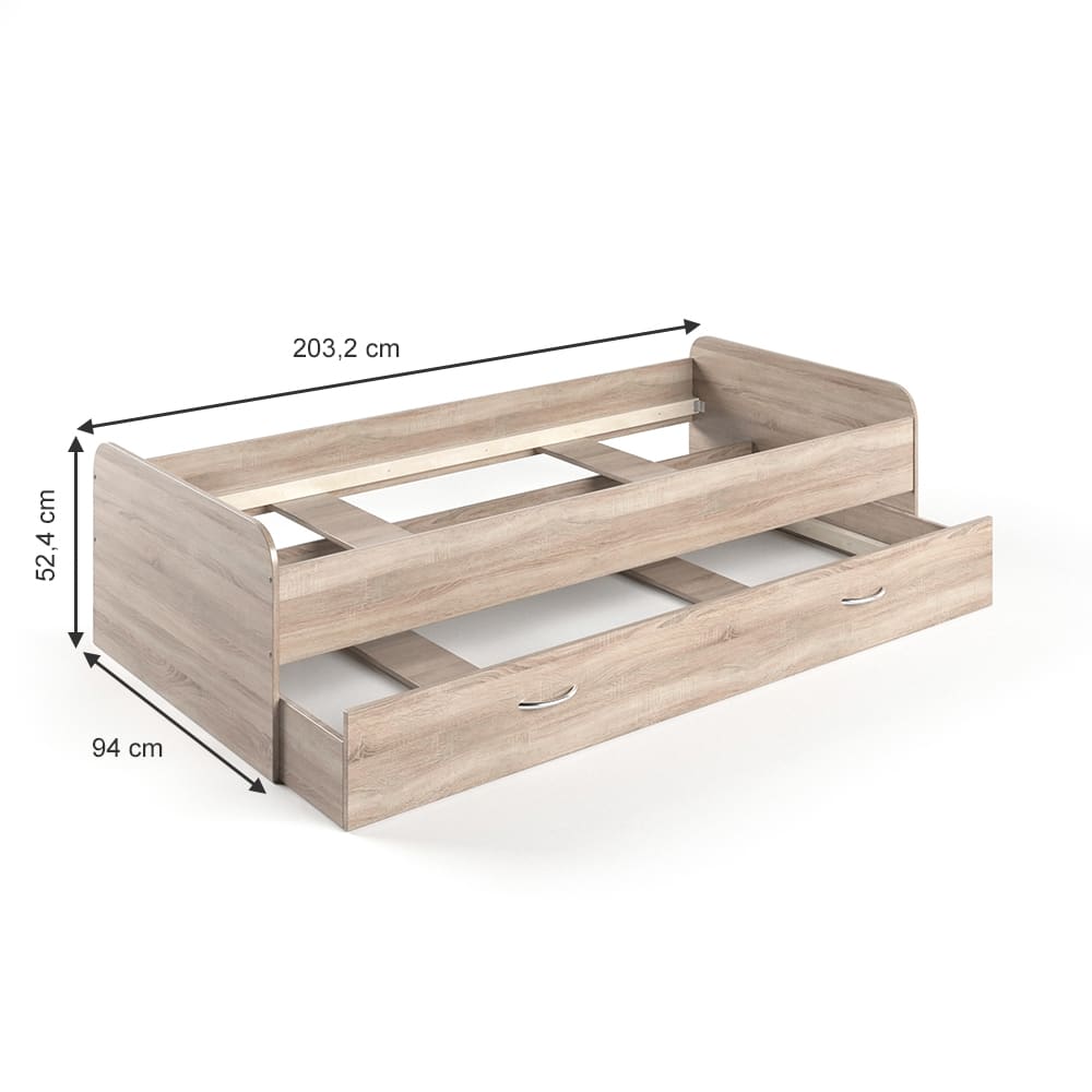 Lit denfant , sonoma 203.2 x 52.4cm - Maisons du Monde