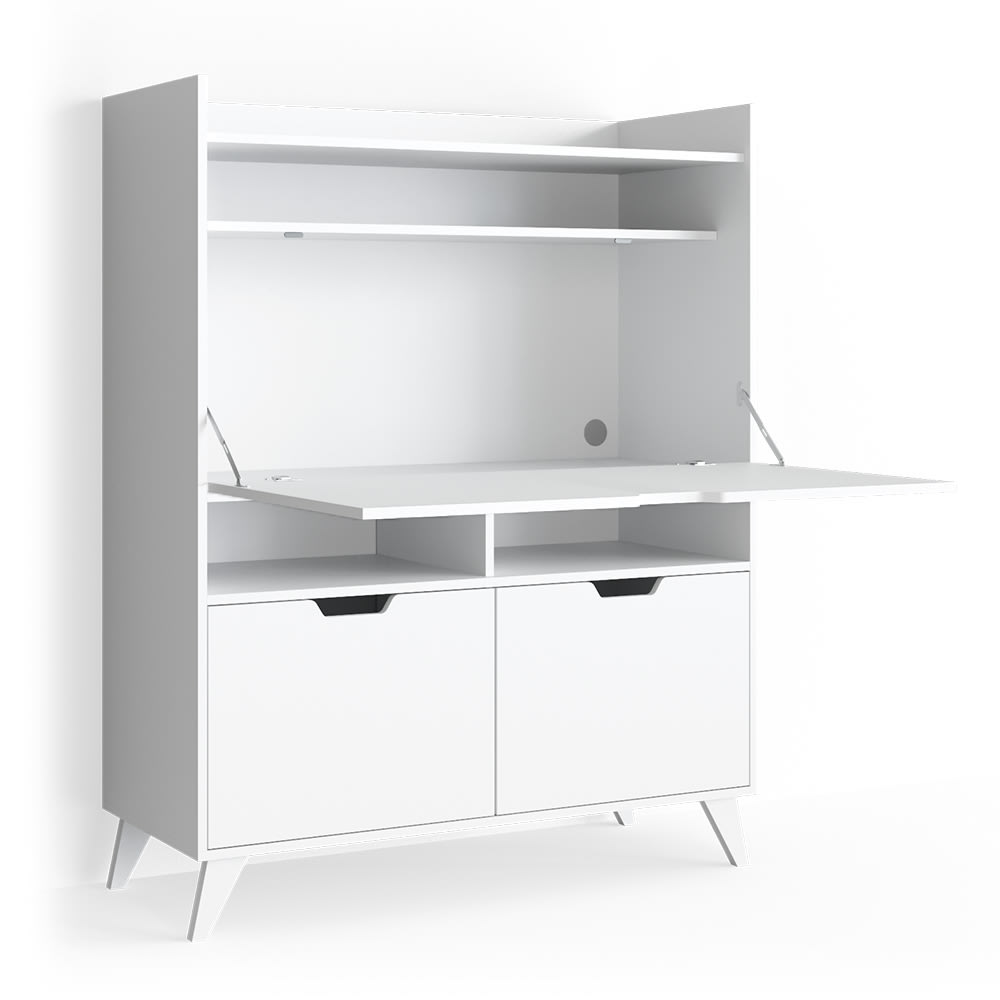 Secrétaire bureau , blanc 110