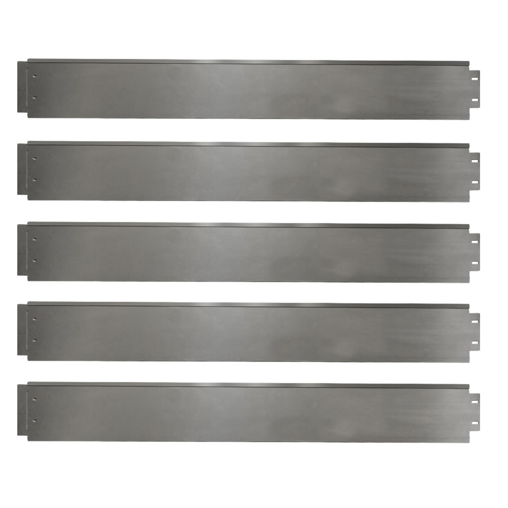 Bordure de pelouse 10 mètres, Argent 100 x 14cm