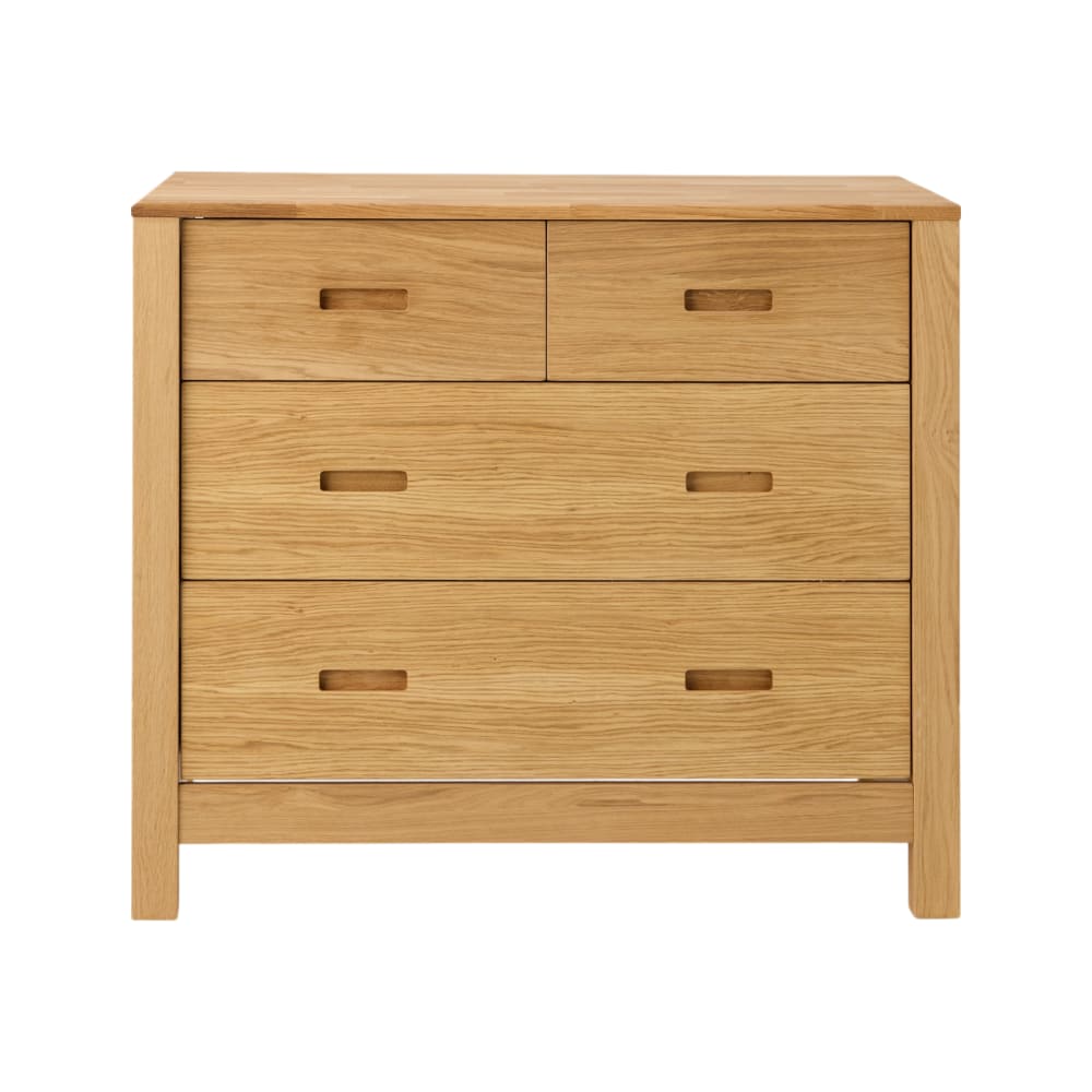 Commode 4 tiroirs en bois H86