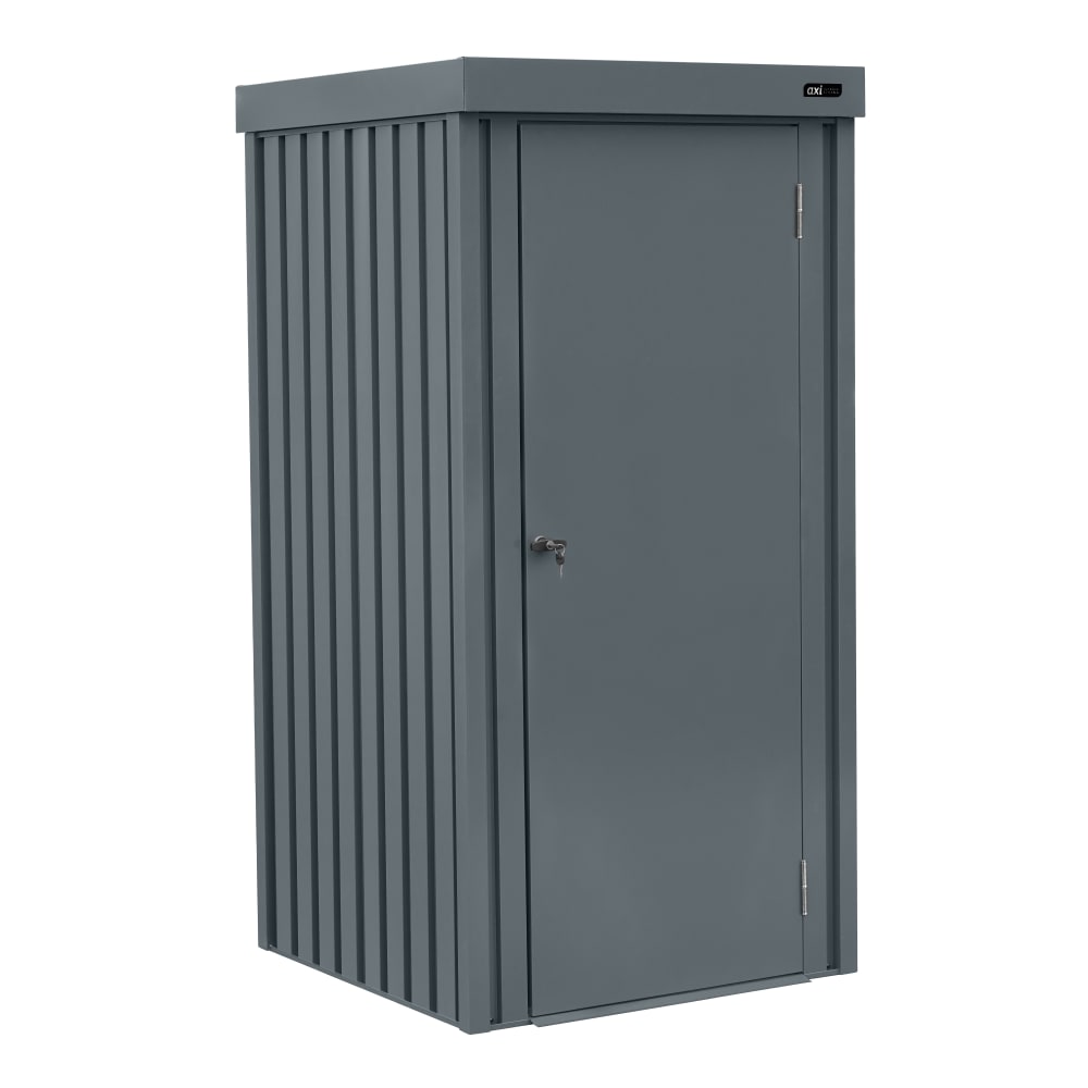 Armoire de jardin avec serrure, acier, anthracite, 98x93x185 cm 1300L