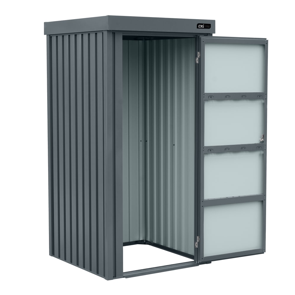 Armoire de jardin avec serrure, acier, anthracite, 98x93x185 cm 1300l - Maisons du Monde