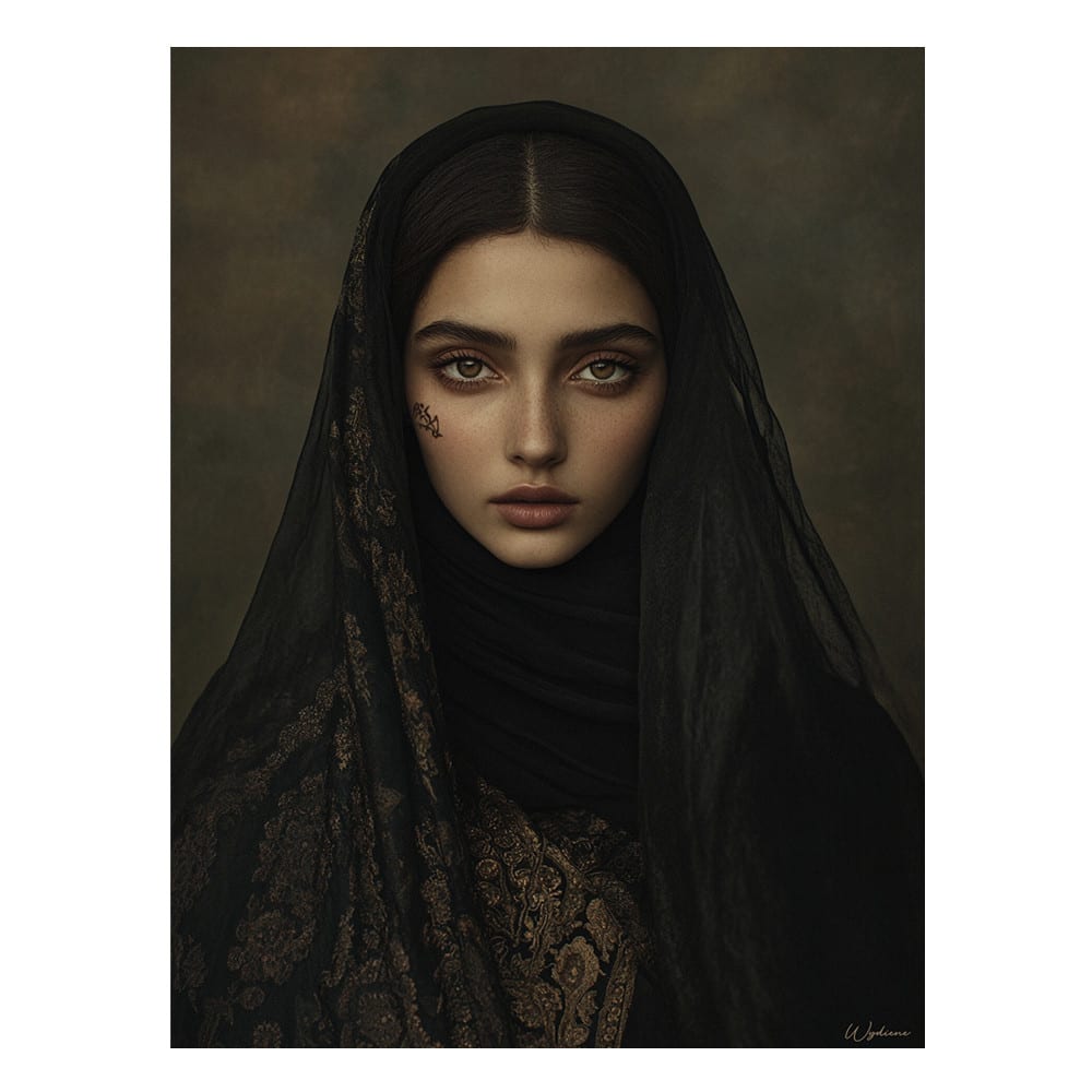 Tableau Femme alu dibond 15x20