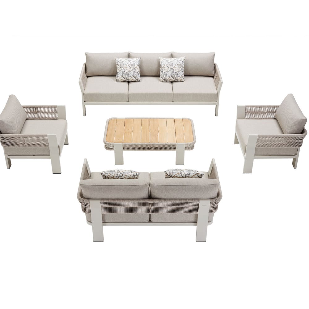 Salon de jardin beige