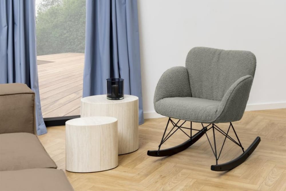 Set de 2 tables basses ovales en travertin beige - Maisons du Monde