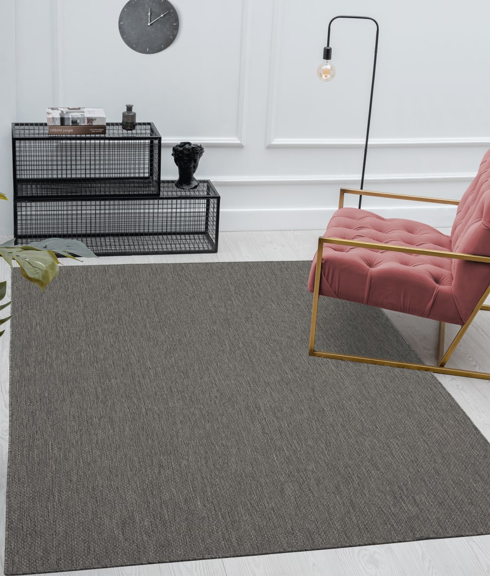 Tapis durable intérieur extérieur, antracita, 80 x 200 cm — vue 3