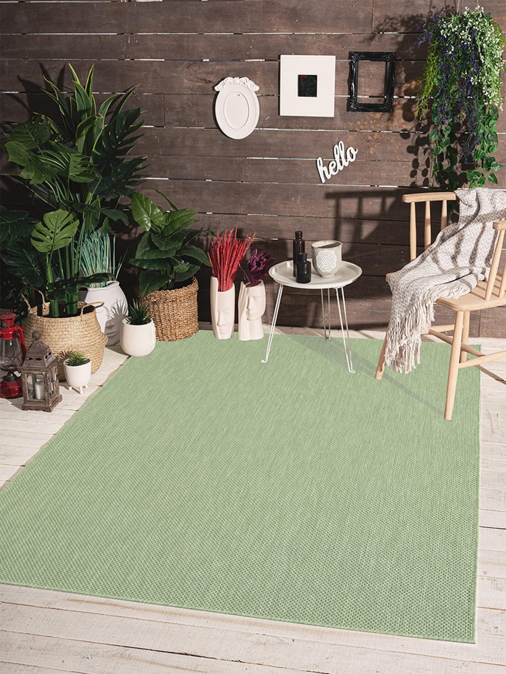 Tapis durable intérieur extérieur, vert, 120 x 170 cm — vue 3