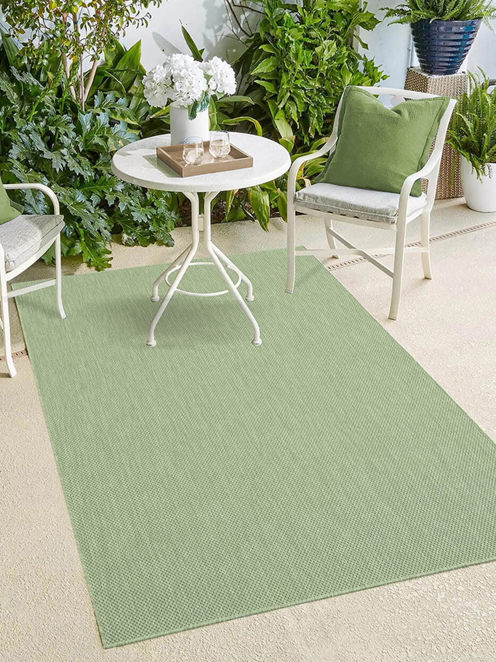 Tapis durable intérieur extérieur, vert, 120 x 170 cm — vue 4