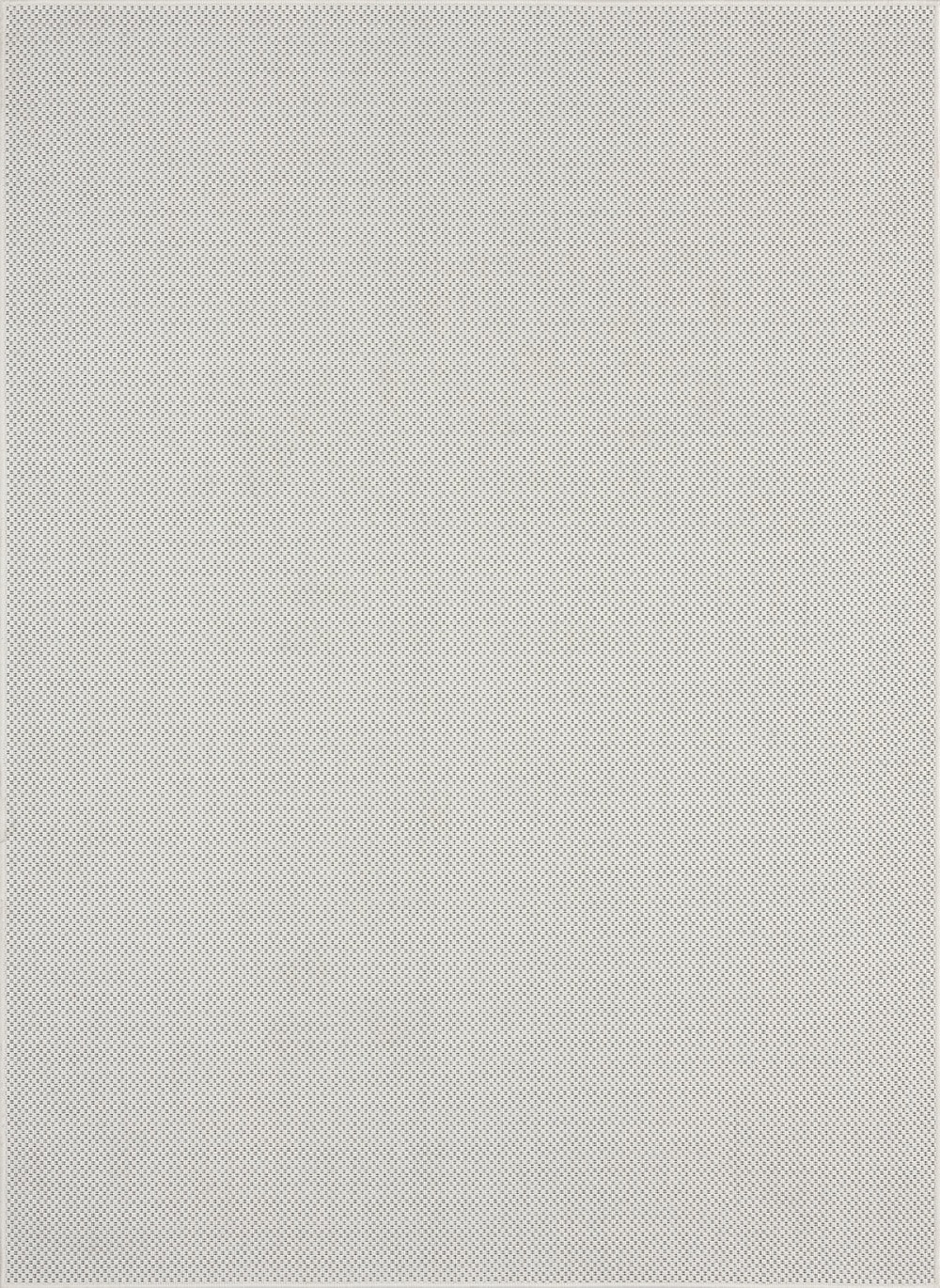 The carpet Robuster In- & Outdoor Teppich, Creme, 140 x 200 cm style modern Weiß Pp - Polypropylen