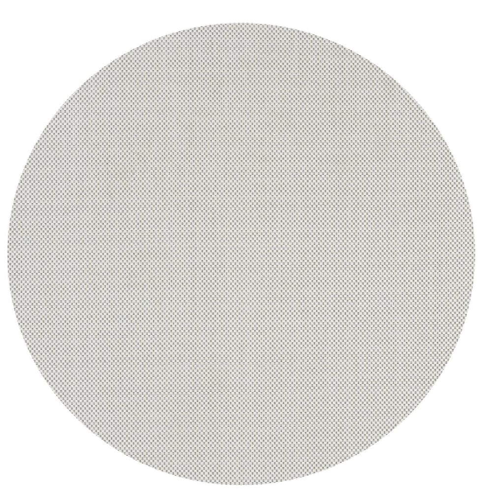Tapis durable intérieur extérieur, crème, 160 cm rond