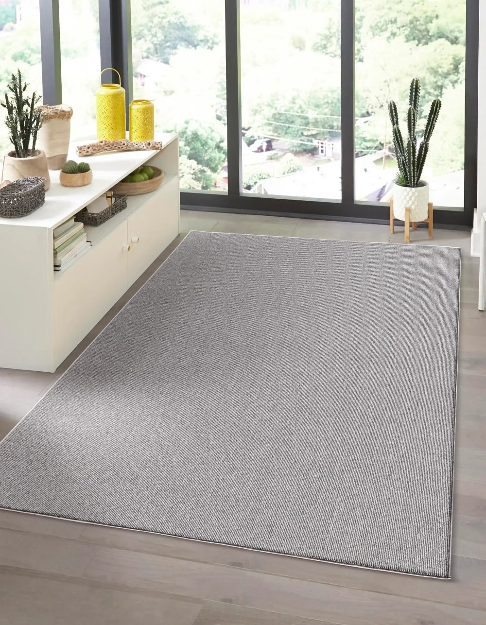 Tapis feutre durable, gris, 133 x 170 cm — vue 4
