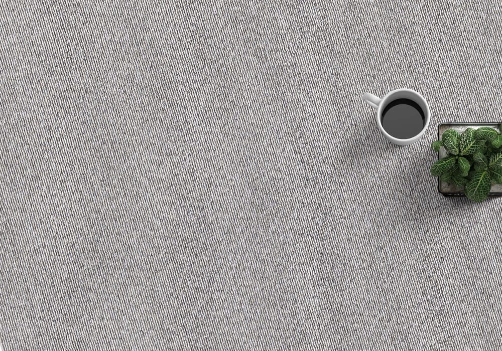 Tapis feutre durable, gris, 133 cm rond — vue 4