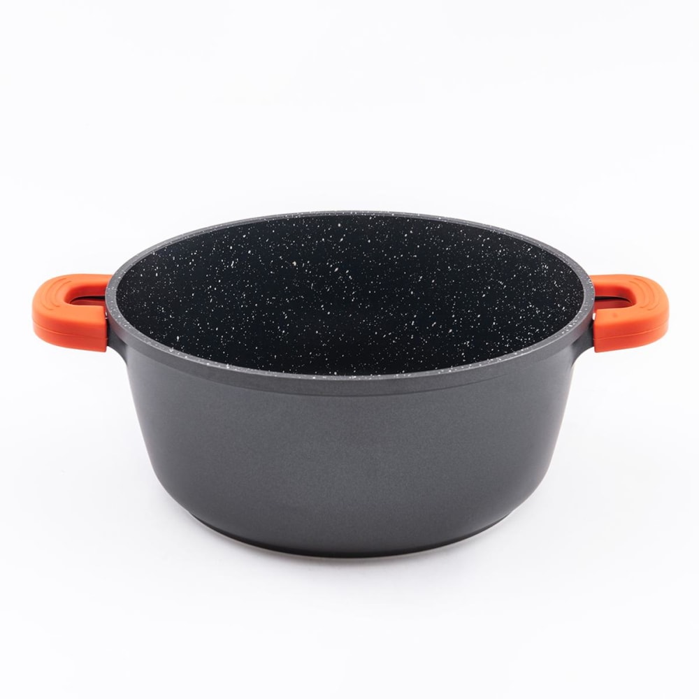 Faitout noir 28cm revêtement céramique