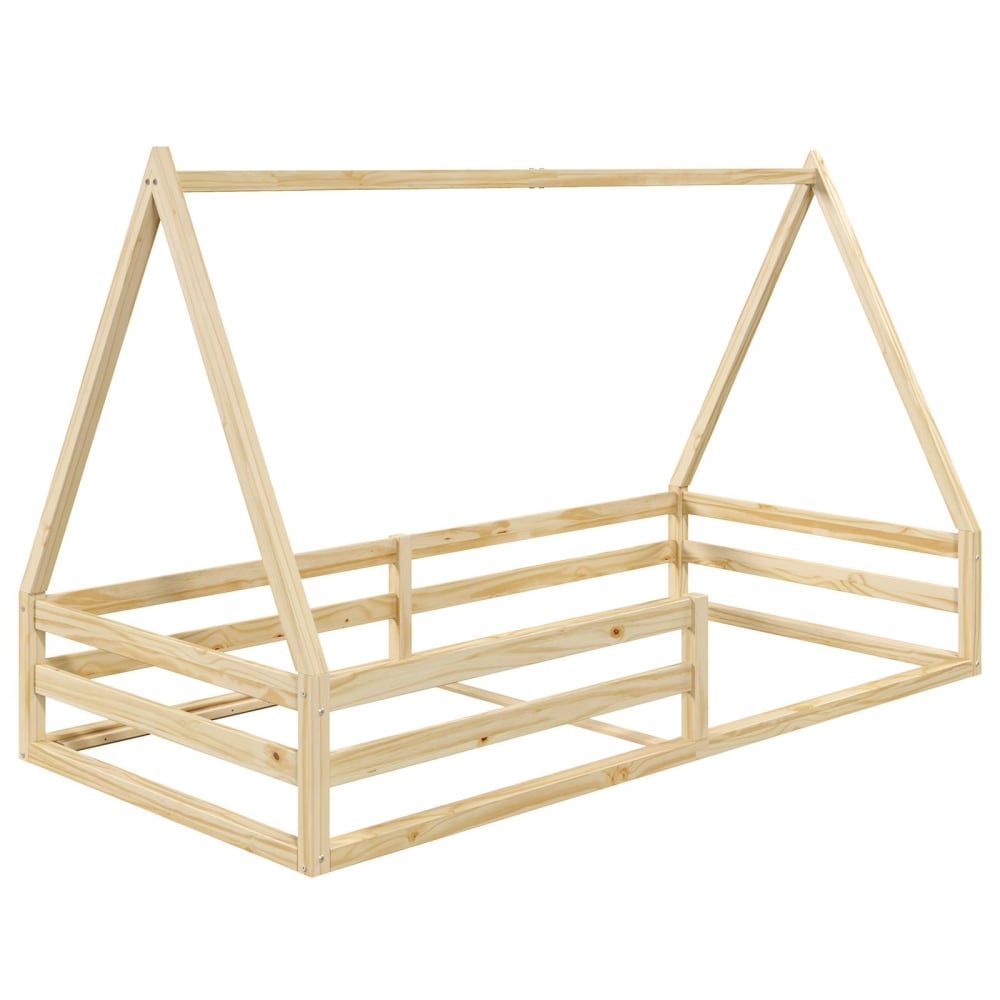 Lit cabane enfant montessori - sol