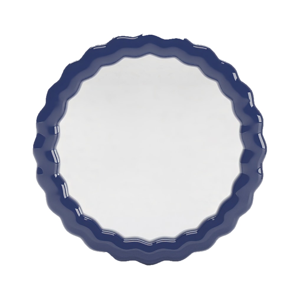 Miroir mural design ondulé en céramique