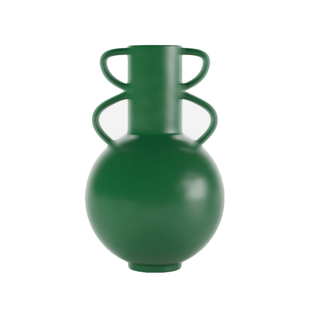 Vase amphore 4 poignées en céramique