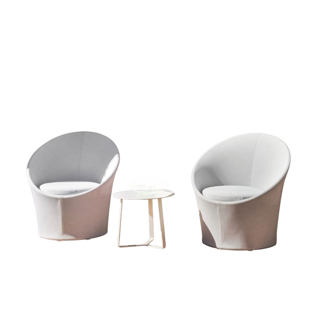 fauteuil blanc D70 x