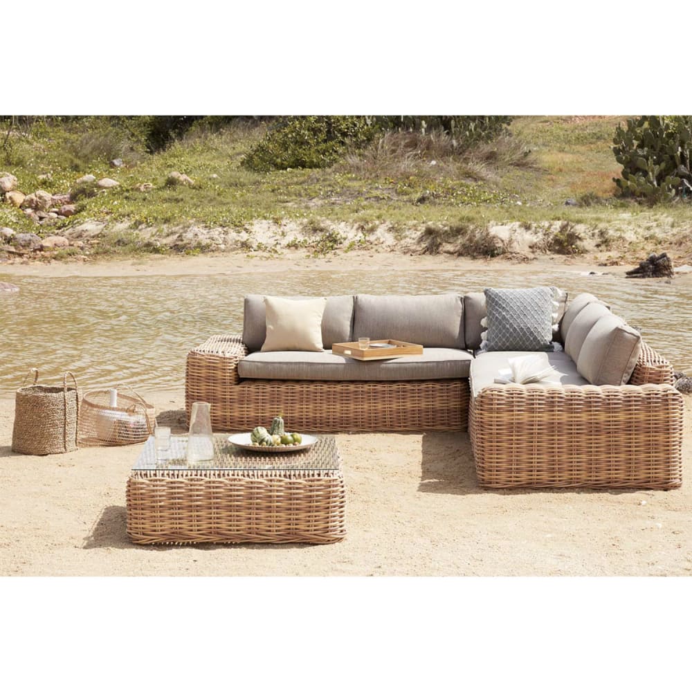 Salon d'angle L267 x P99 x H33 cm - Maisons du Monde