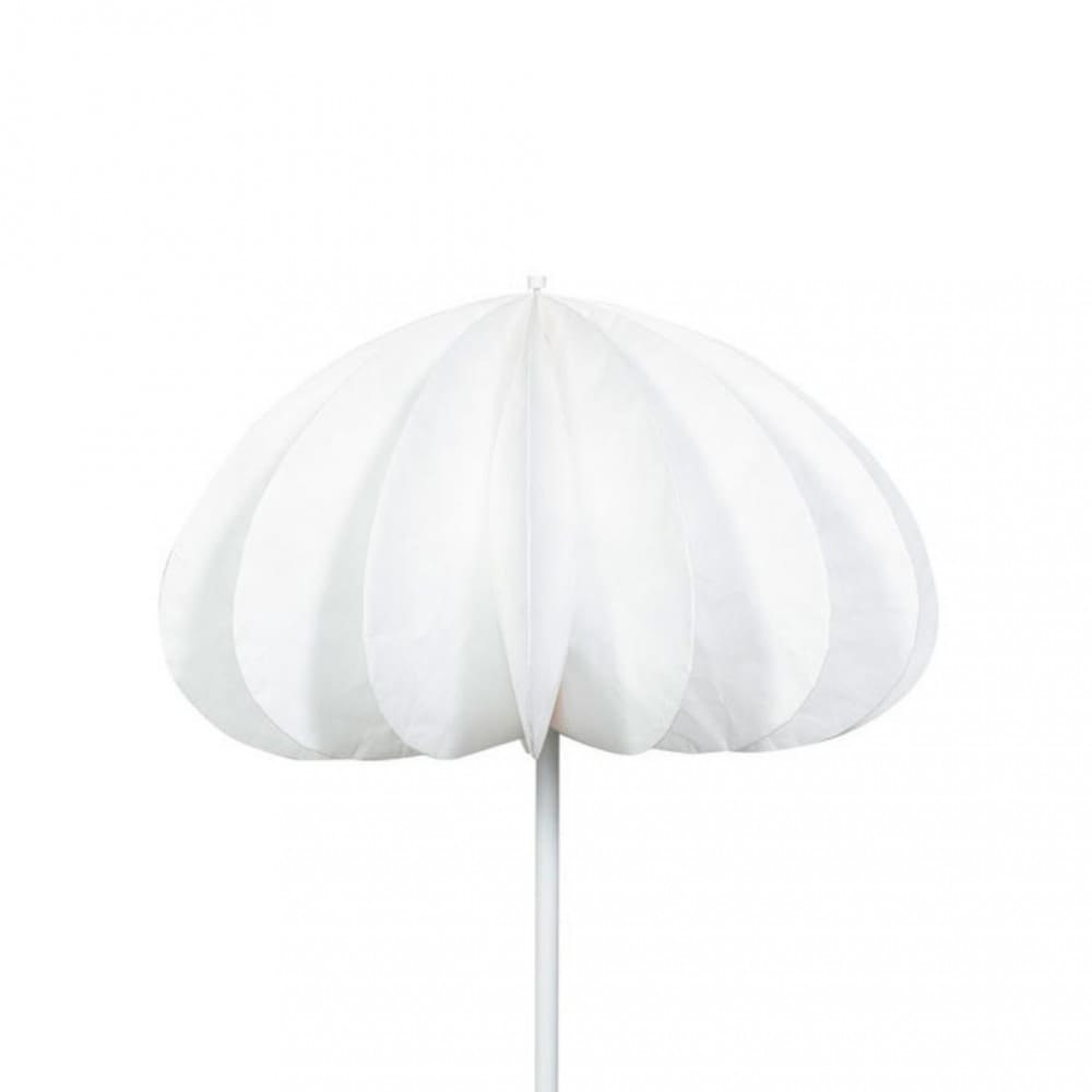 Lampadaire en papier et métal h150cm - blanc — vue 4