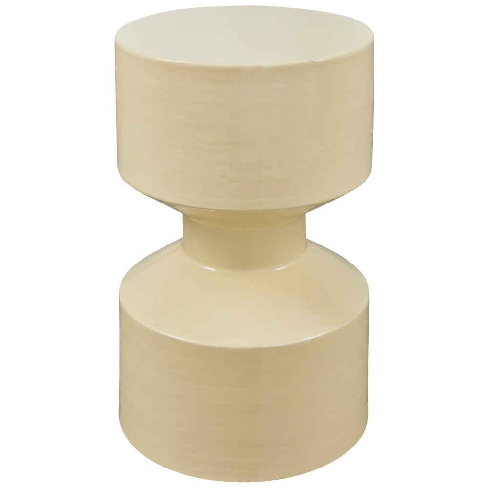 Table d'appoint en aluminium - jaune