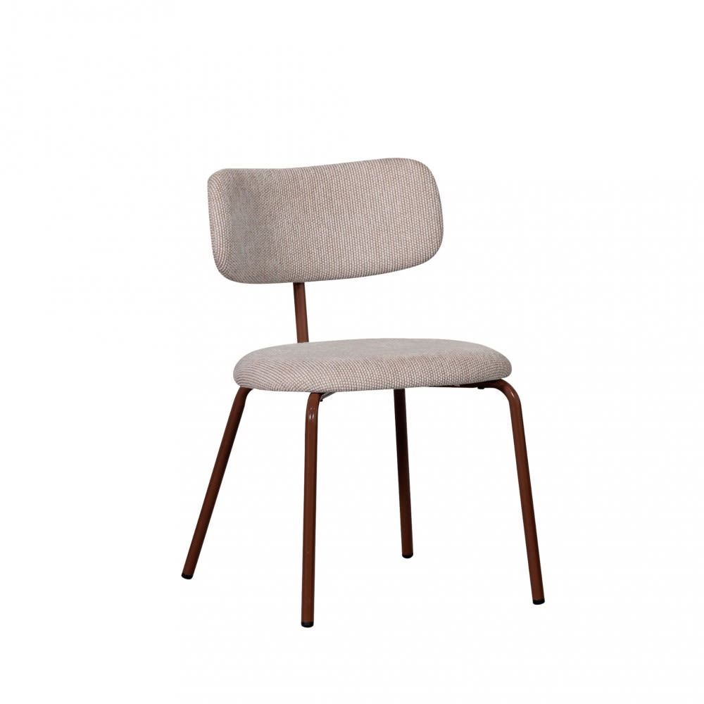 Lot de 2 chaises en tissu