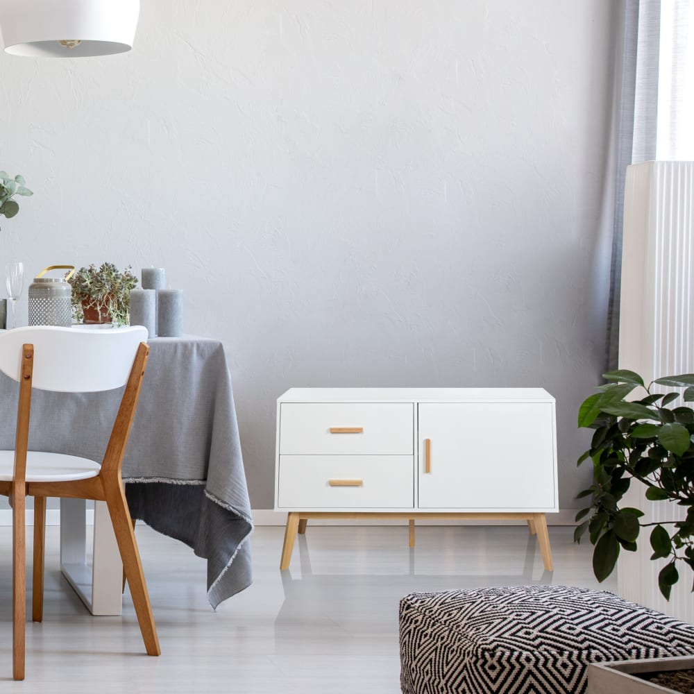 Sideboard mit 2 Schubladen Weiß - Maisons Du Monde