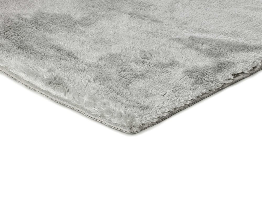 Tapis shaggy argent 140x200 cm — vue 4