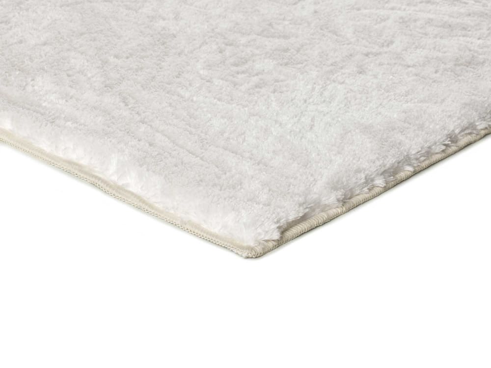 Tapis shaggy blanc 80x150 cm — vue 4