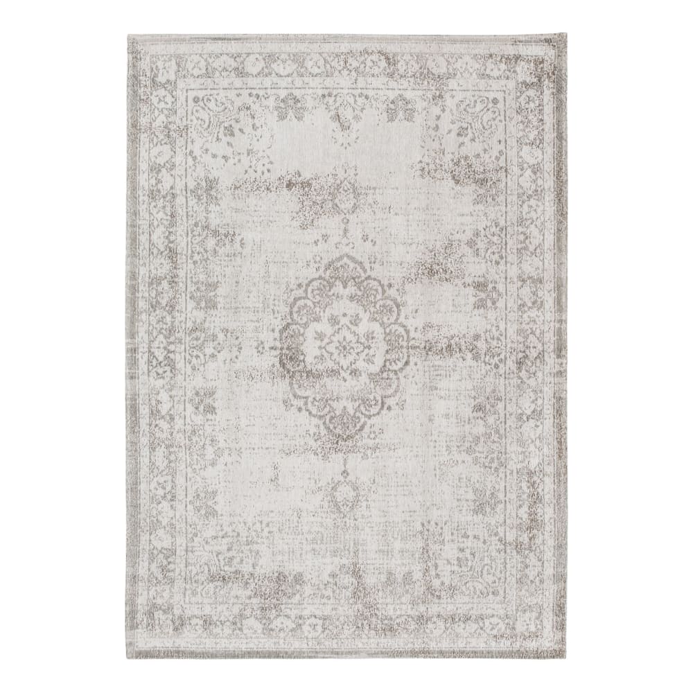 Tapis salon et chambre tissé plat 140x200 cm  Beige