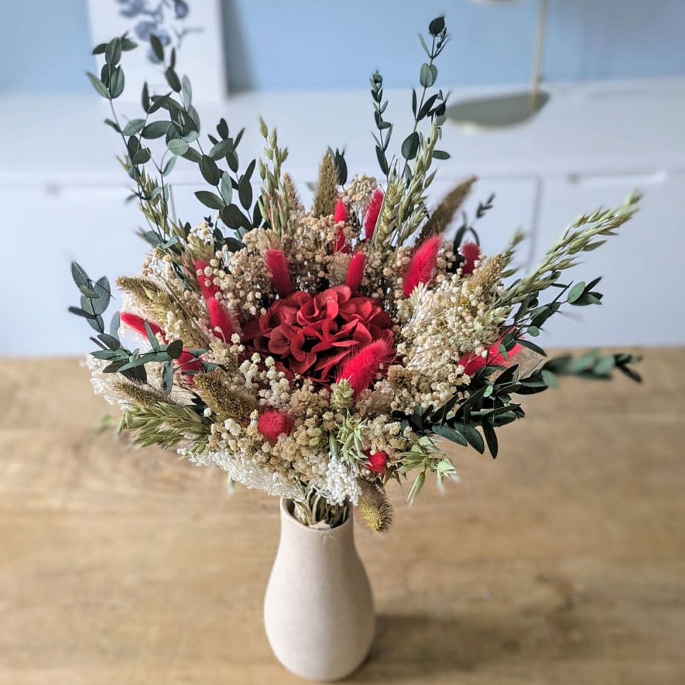 Bouquet de fleurs séchées