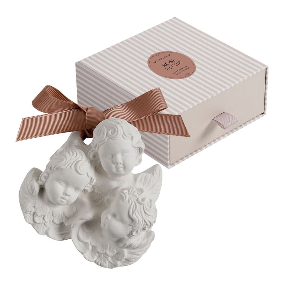 Mathilde M Décor parfumé angelots Blanc Porcelaine