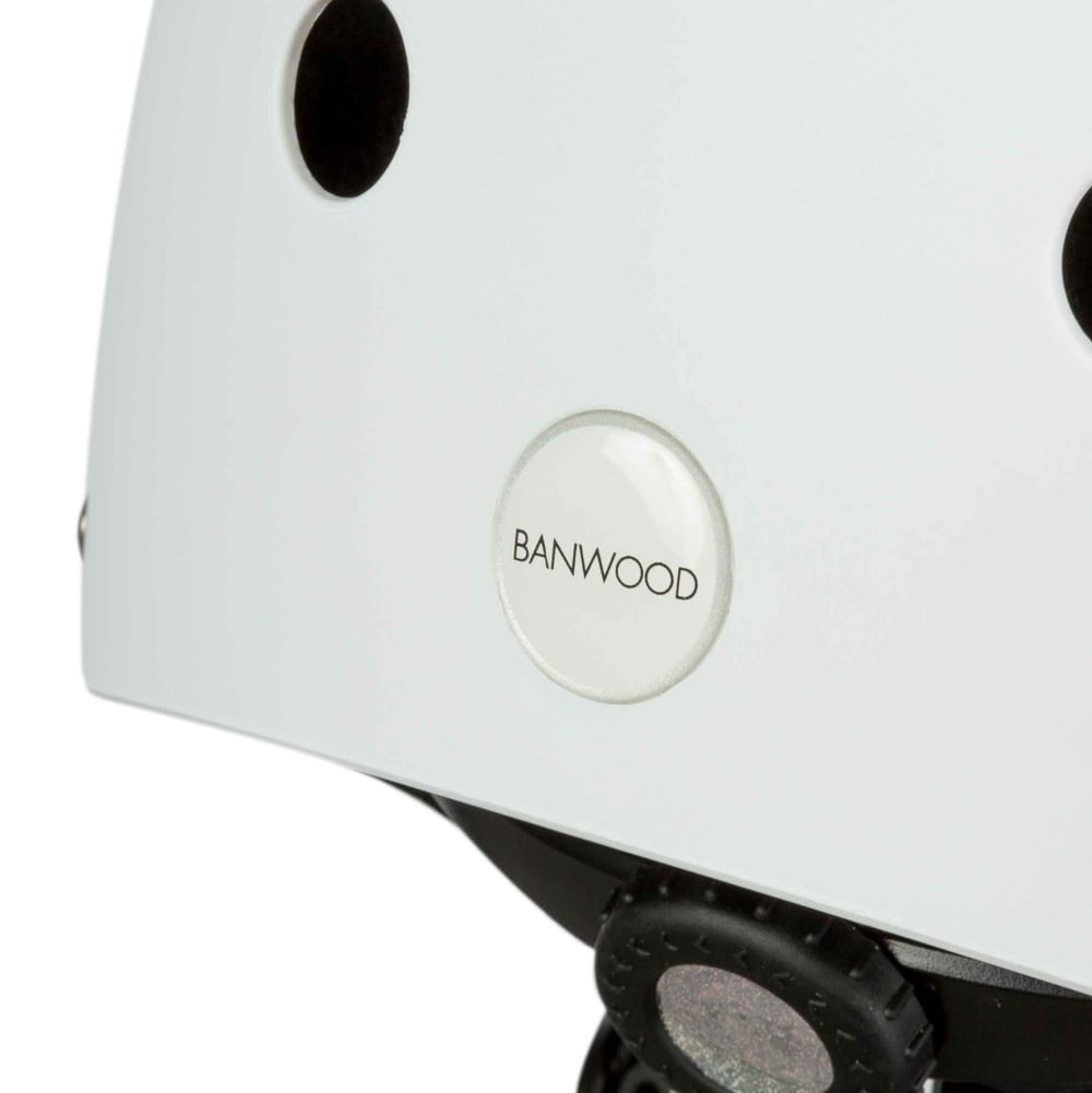 Casque vélo enfant blanc (Banwood) - Image 1