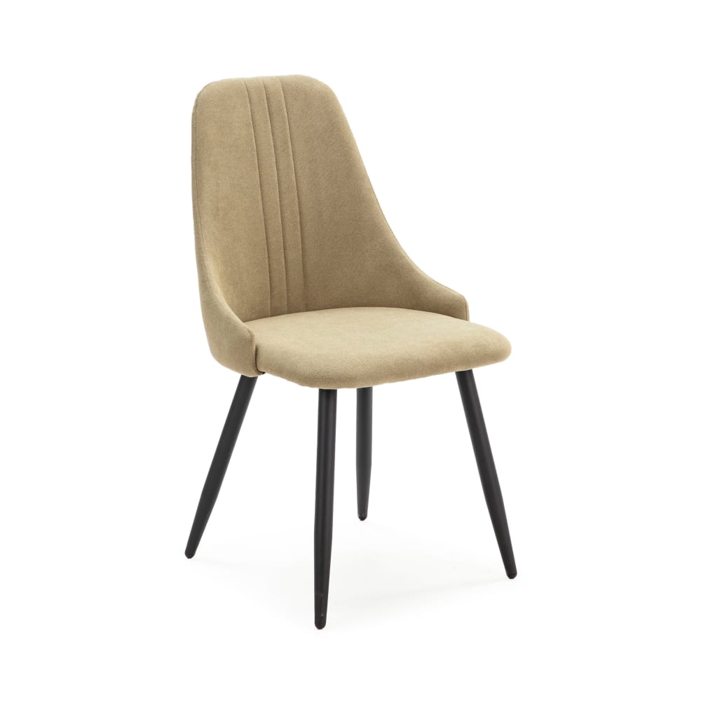 Lot de 4 chaises en tissu