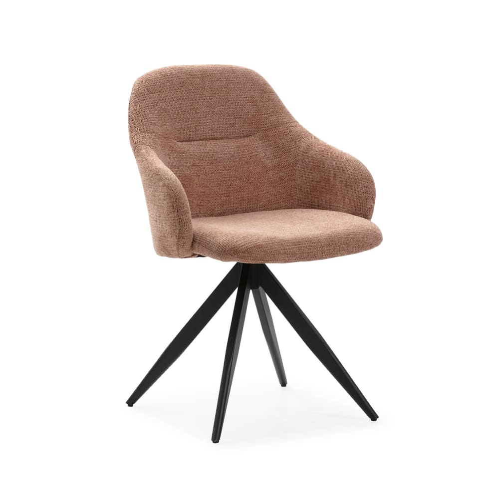Lot de 2 chaises pivotantes et structure en métal 46x47 h84 cm Lot de 2 chaises pivotantes et structure en métal 46x47 h84 cm