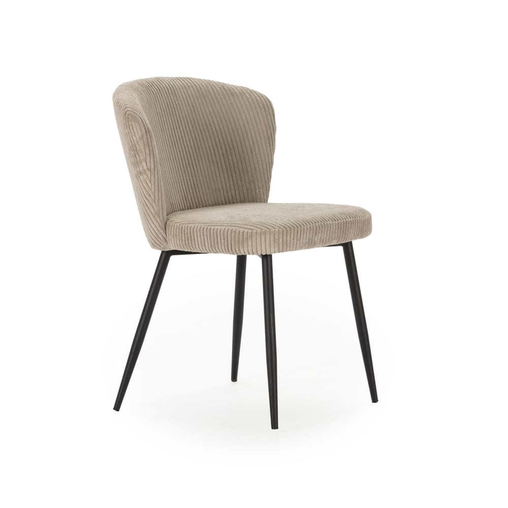 Lot de 4 chaises en velours