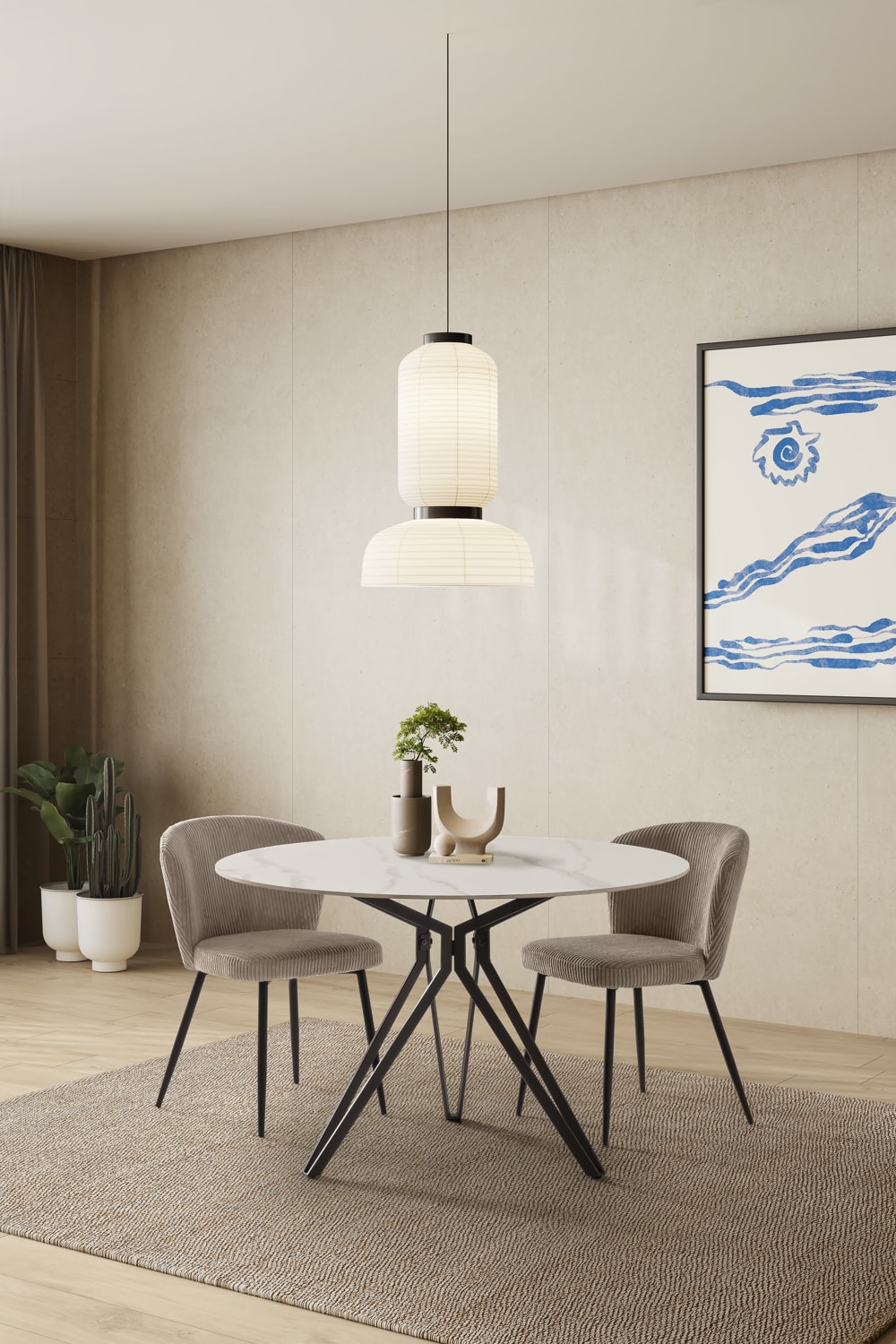 4er-Set Samtstühle mit Metallbeinen, 47x58 cm, H78 cm - Maisons