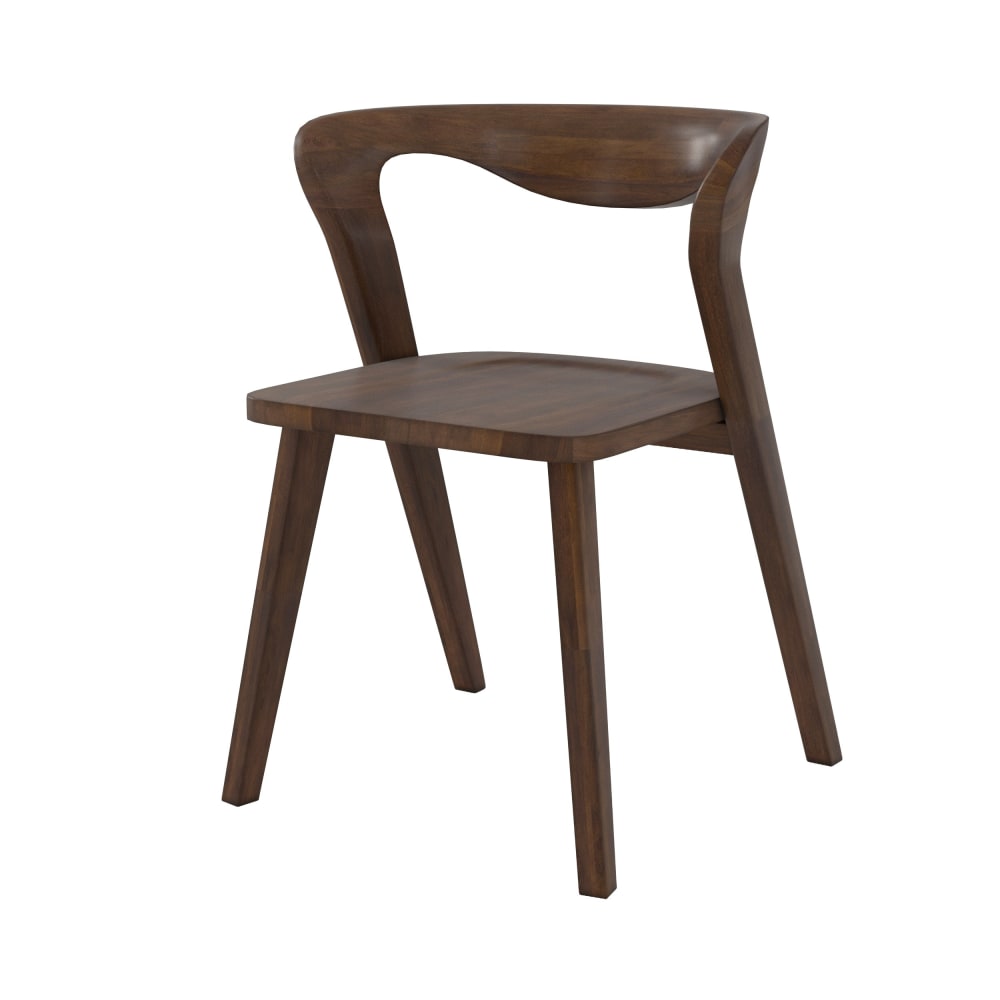 Chaise en bois d'hévéa