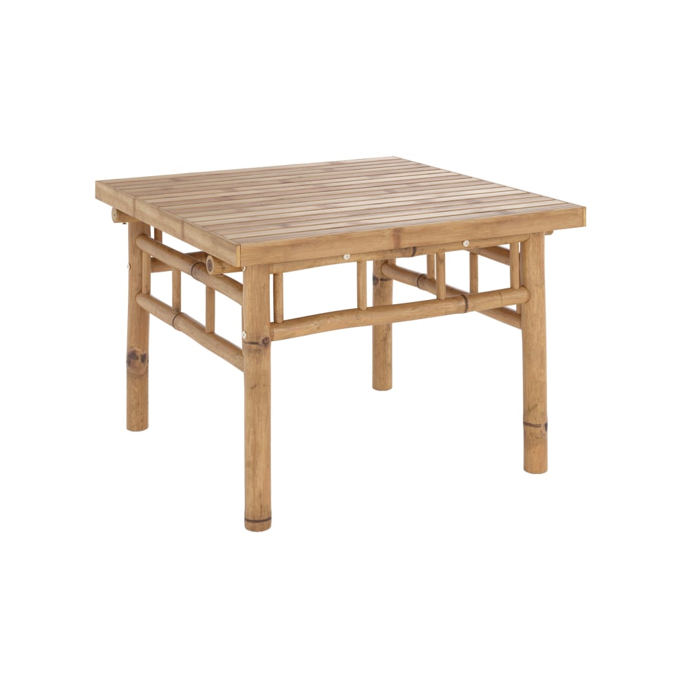 Table basse de jardin en bambou