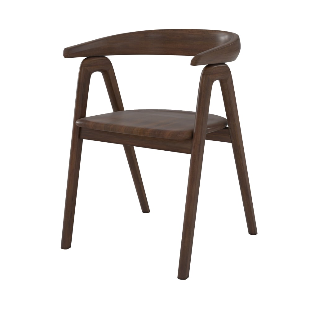 chaise en bois d'hévéa