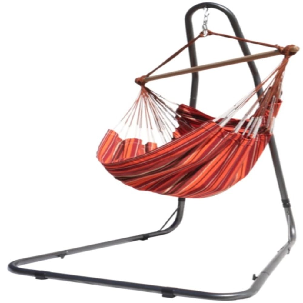 Chaise hamac xl en coton - pied