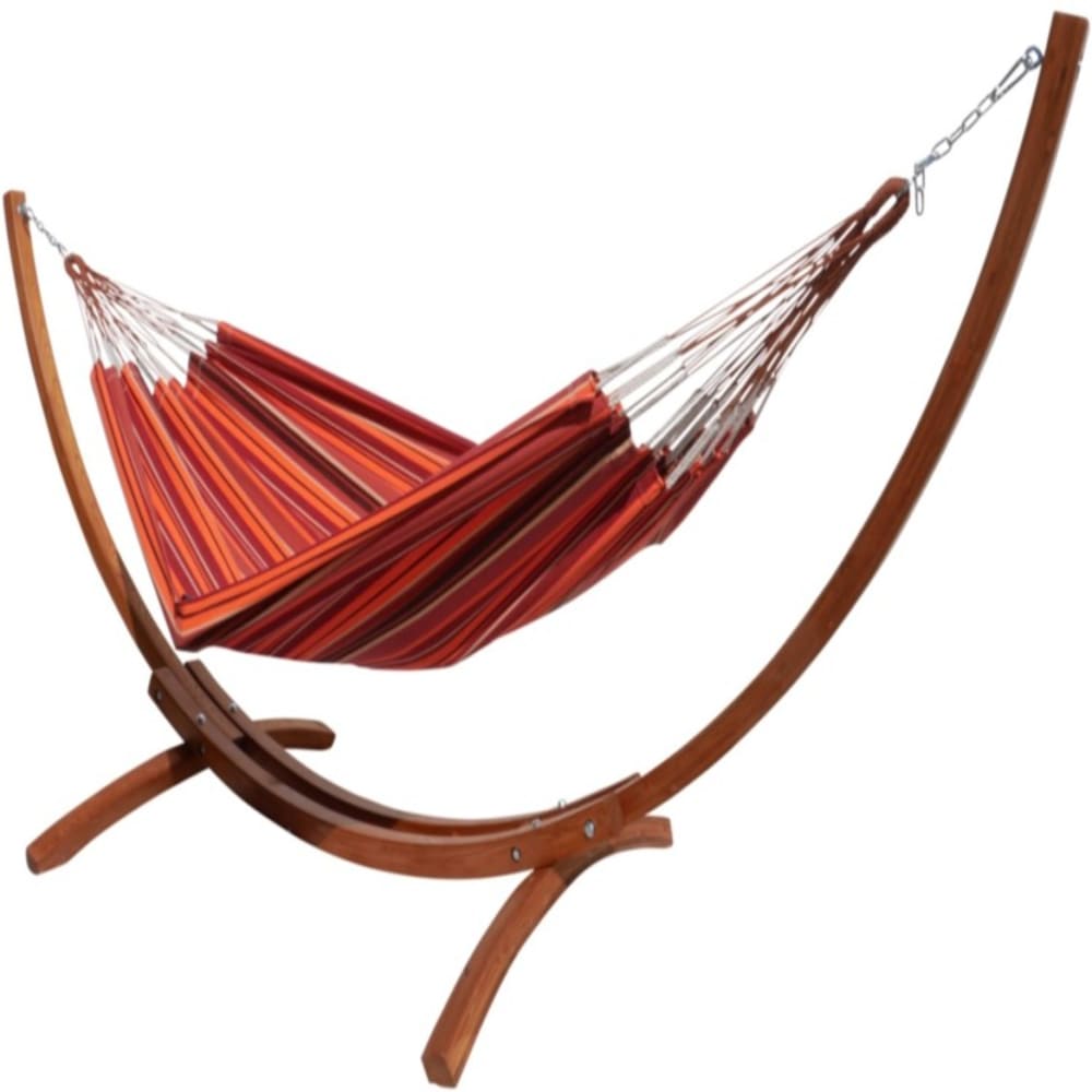 hamac l en coton multicolore